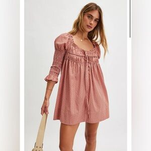 Free People - Star Dip Mini Dress - Glass Roses Combo XS